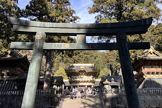 唐銅鳥居（第二鳥居）