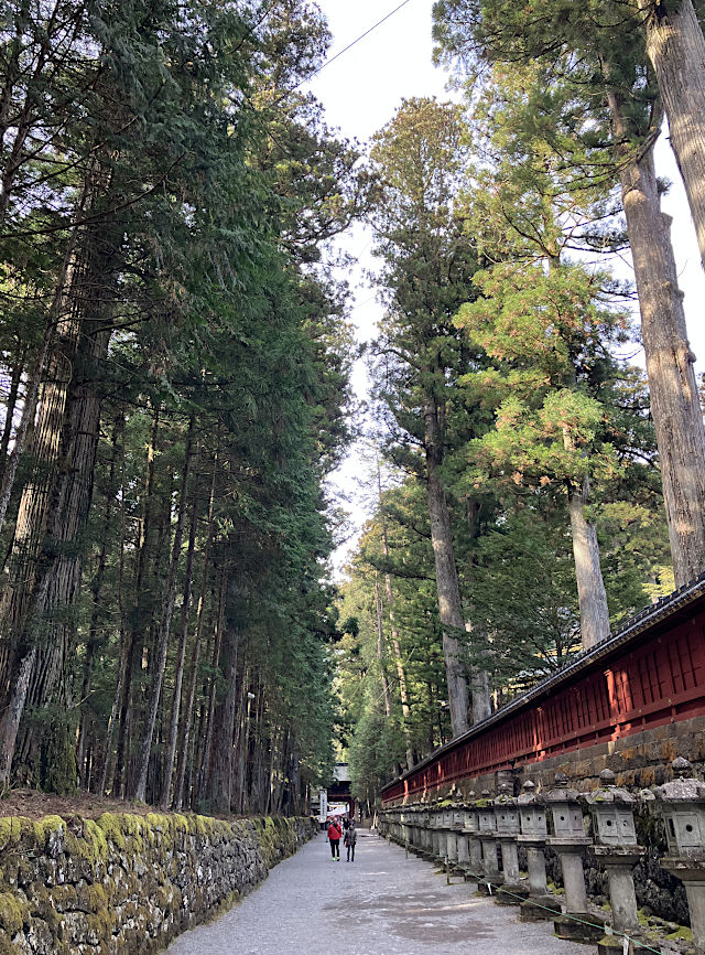 東照宮と二荒山神社を繋ぐ上新道