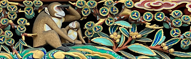 【一面目】母子の猿